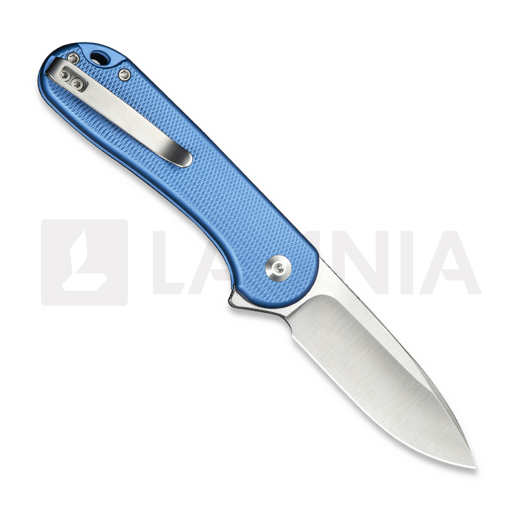 CIVIVI Button Lock Elementum II, Diamond Pattern Blue Al C18062PD-2