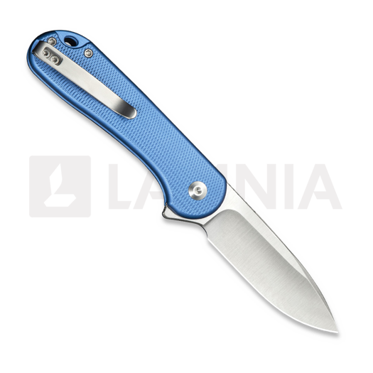 CIVIVI Button Lock Elementum II, Diamond Pattern Blue Al C18062PD-2