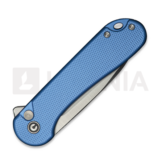 CIVIVI Button Lock Elementum II, Diamond Pattern Blue Al C18062PD-2