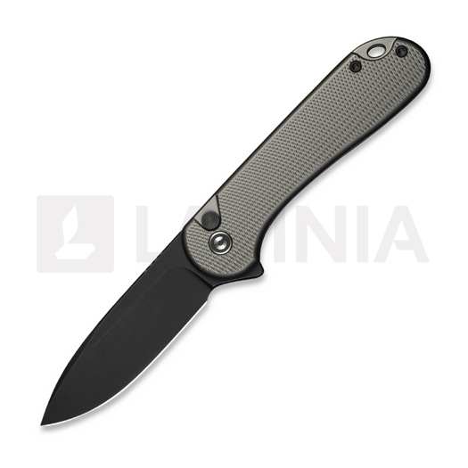 CIVIVI Button Lock Elementum II, Diamond Pattern Gray Al C18062PD-1