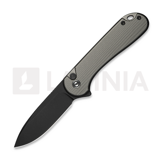 CIVIVI Button Lock Elementum II, Diamond Pattern Gray Al C18062PD-1