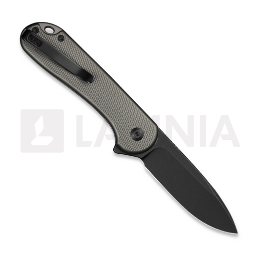 CIVIVI Button Lock Elementum II, Diamond Pattern Gray Al C18062PD-1