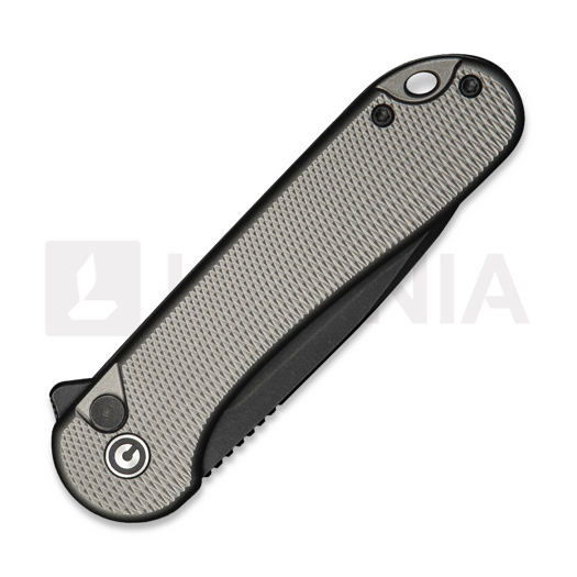 CIVIVI Button Lock Elementum II, Diamond Pattern Gray Al C18062PD-1
