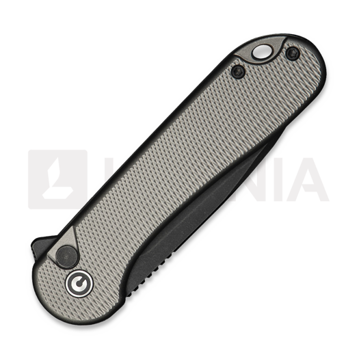 CIVIVI Button Lock Elementum II, Diamond Pattern Gray Al C18062PD-1