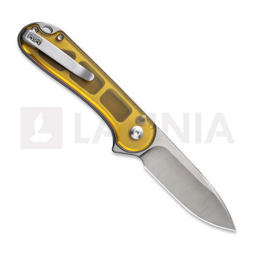 CIVIVI Button Lock Elementum II, Polished Ultem, Satin C18062P-7