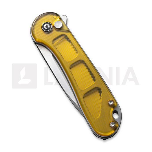 CIVIVI Button Lock Elementum II, Polished Ultem, Satin C18062P-7