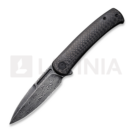 CIVIVI Cetos Damascus kääntöveitsi, twill carbon fiber C21025B-DS1
