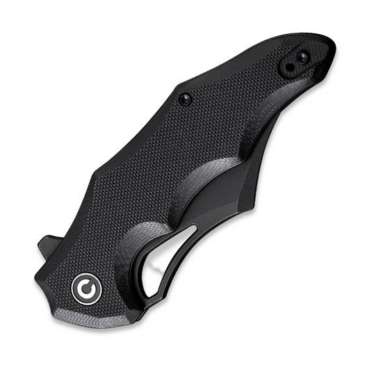 CIVIVI Chiro, Black G-10, Black Stonewash C23046-1