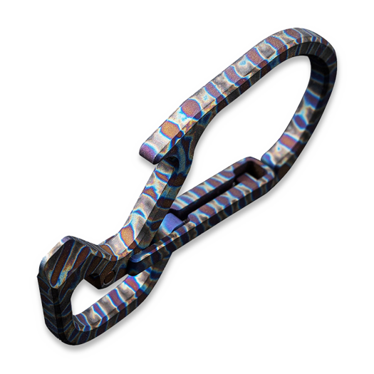 CIVIVI Click Ti Carabiner Keychain Multi-Tool, flamed CA-01B