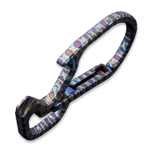CIVIVI Click Ti Carabiner Keychain Multi-Tool, flamed CA-01B