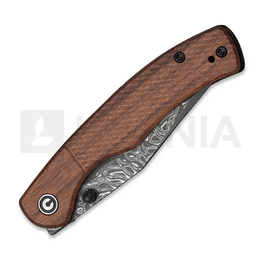 CIVIVI Clingman Damascus, Guibourtia C23065B-DS1