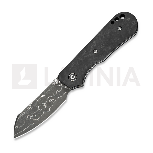 CIVIVI Crabby Damascus, Shredded Carbon Fibre C24055-DS1