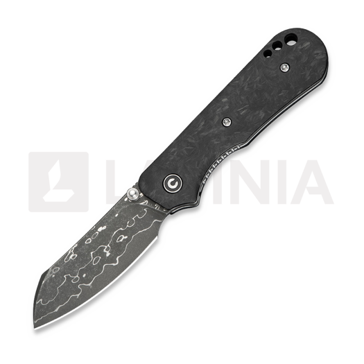 CIVIVI Crabby Damascus, Shredded Carbon Fibre C24055-DS1