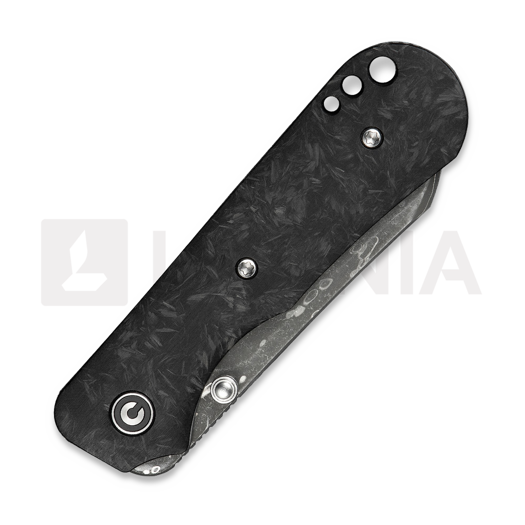 CIVIVI Crabby Damascus, Shredded Carbon Fibre C24055-DS1