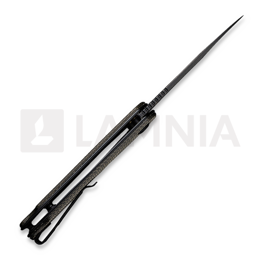 Zav&iacute;rac&iacute; nůž CIVIVI Elementum Black, dark green micarta C907Z