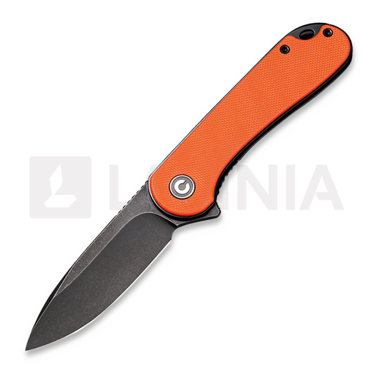 CIVIVI Elementum Black foldekniv, oransje C907Y