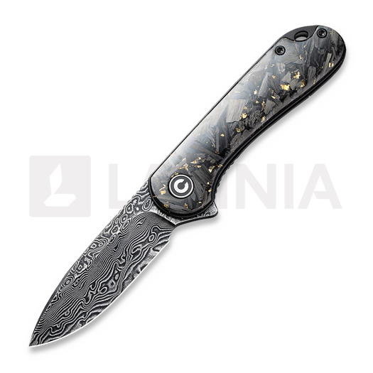 CIVIVI Elementum Damascus Shredded Carbon סכין מתקפלת C907CDAM