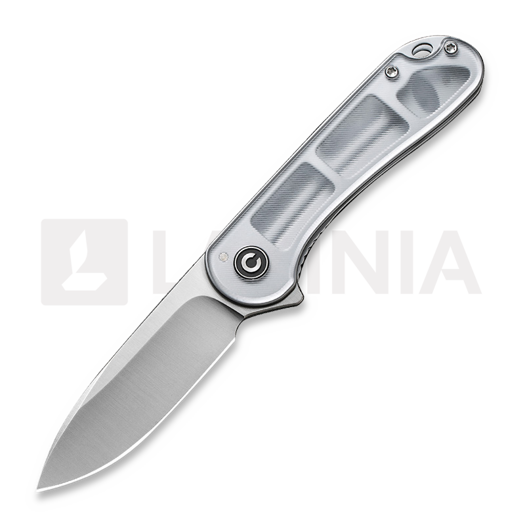 CIVIVI Elementum, Polished Clear Lexan, Satin C907A-7