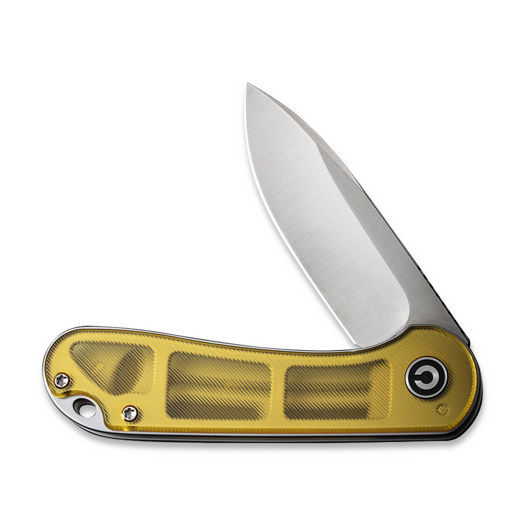 CIVIVI Elementum, Polished Ultem, Satin C907A-4