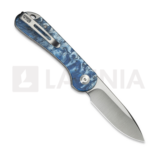 CIVIVI Elementum Slip Joint, Blue Ocean Resin, Satin C18062AJ-4