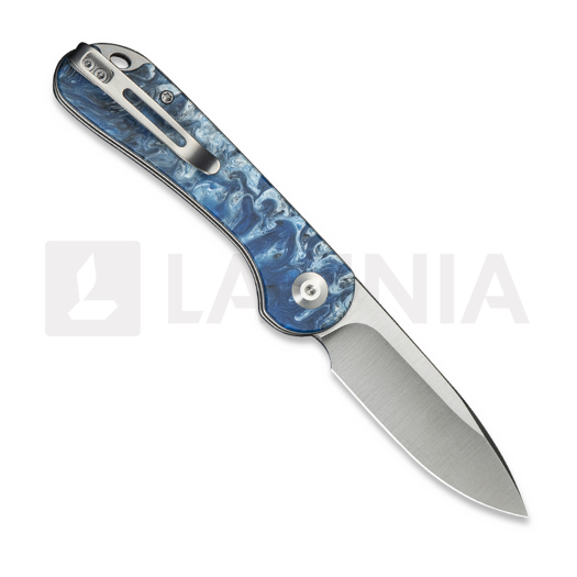 CIVIVI Elementum Slip Joint, Blue Ocean Resin, Satin C18062AJ-4