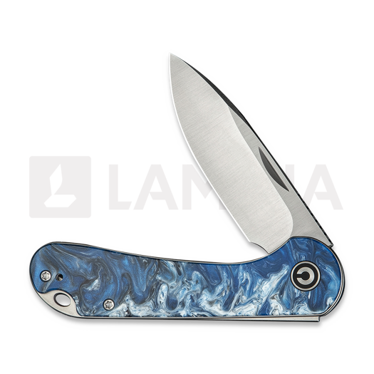 CIVIVI Elementum Slip Joint, Blue Ocean Resin, Satin C18062AJ-4