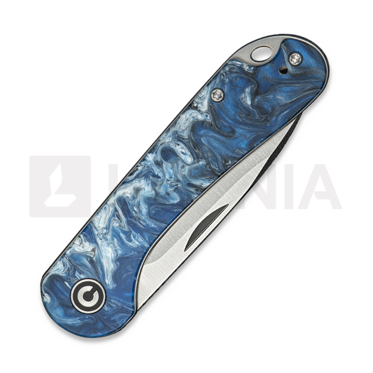 CIVIVI Elementum Slip Joint, Blue Ocean Resin, Satin C18062AJ-4