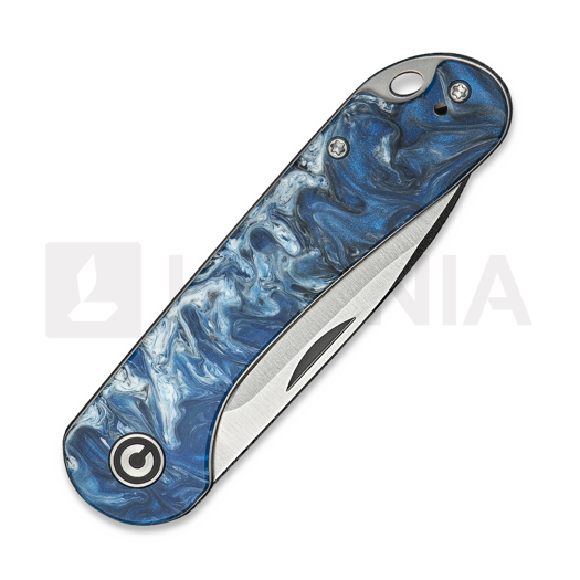 CIVIVI Elementum Slip Joint, Blue Ocean Resin, Satin C18062AJ-4