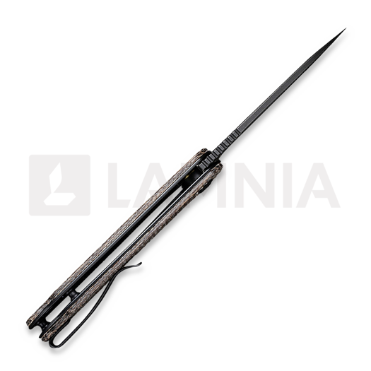 Couteau pliant CIVIVI Elementum Tanto, brown matrix micarta C907T-D