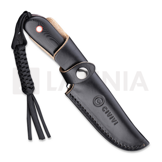 CIVIVI Fixed Blade Elementum peilis, black/red C2104A