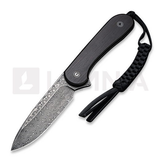 Cuțit CIVIVI Fixed Blade Elementum Damascus, ebony C2105-DS1