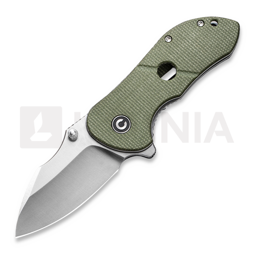 CIVIVI Gordo, Olive Canvas Micarta, Satin C22018C-2