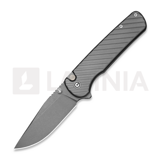 CIVIVI Iron Tide, Gray Aluminum, Gray Stonewash C25011-3