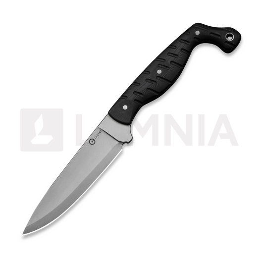 Couteau CIVIVI MDRN Hunter, Black G-10, Stonewash C23078-1