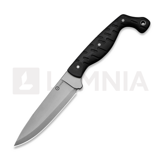 CIVIVI MDRN Hunter kniv, Black G-10, Stonewash C23078-1
