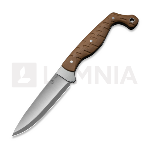 CIVIVI MDRN Hunter knife, Brown G-10, Satin C23078-2