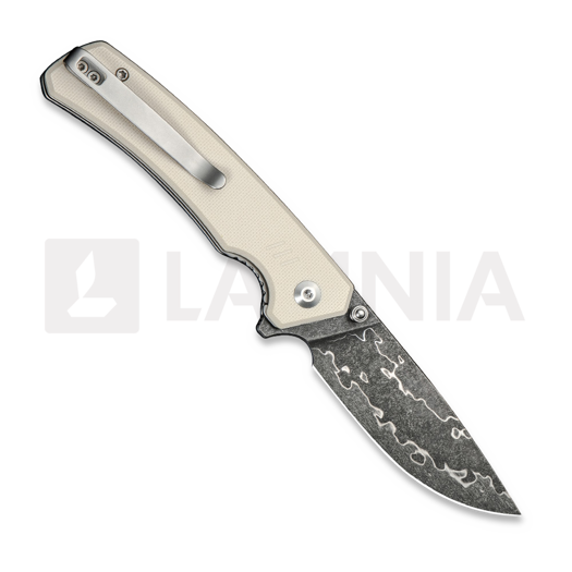 CIVIVI Merit Damascus, Ivory G-10 C24012-DS1