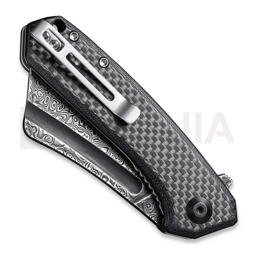 CIVIVI Mini Bullmastiff sklopivi nož, damascus twill carbon C2004DS-1