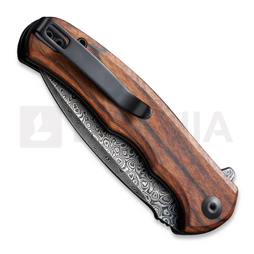 CIVIVI Mini Praxis, Guibourtia, Damascus C18026C-DS1