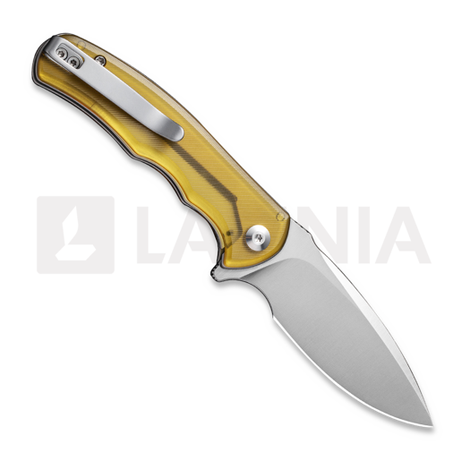 CIVIVI Mini Praxis, Polished Ultem, Satin C18026C-4