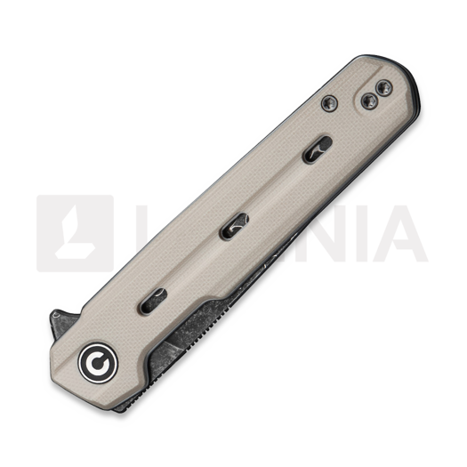 CIVIVI Navo Damascus kääntöveitsi, Ivory G-10 C25015A-DS1