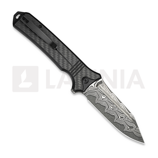 CIVIVI Neurohaptic Damascus, Black G10/Carbon Fiber C23080-DS1