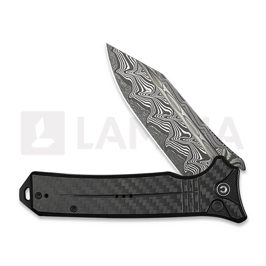 CIVIVI Neurohaptic Damascus, Black G10/Carbon Fiber C23080-DS1