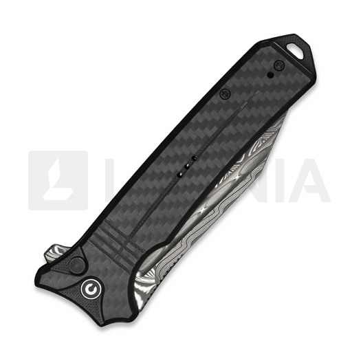 CIVIVI Neurohaptic Damascus, Black G10/Carbon Fiber C23080-DS1