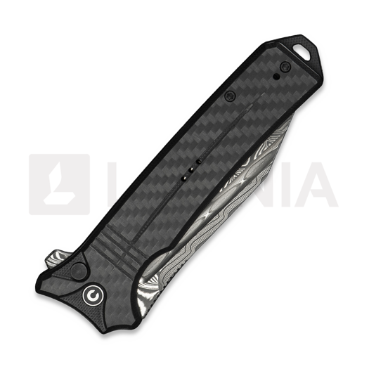 CIVIVI Neurohaptic Damascus, Black G10/Carbon Fiber C23080-DS1