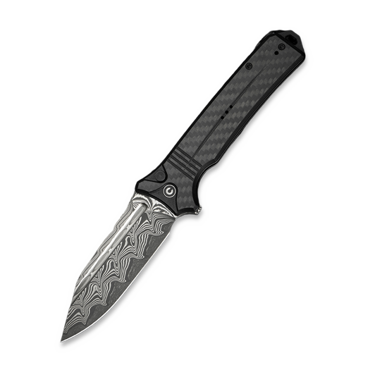 CIVIVI Neurohaptic Damascus, Black G10/Carbon Fiber C23080-DS1