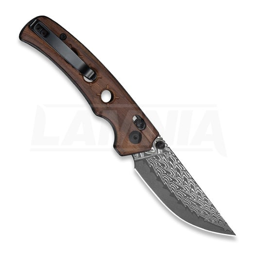 CIVIVI Noctis Damascus sulankstomas peilis, Guibourtia C24020C-DS1