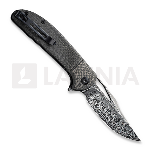 CIVIVI Ortis Damascus 折叠刀, carbon fiber C2013DS-1