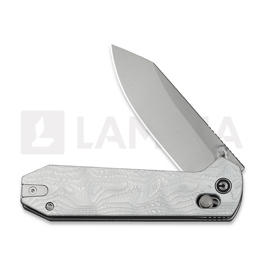 CIVIVI Over Yonder folding knife, G-10 With Aluminum Foil CF, Satin C25027-2