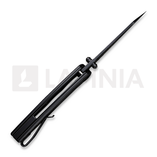 CIVIVI P87 Folder Damascus foldekniv, twill carbon fiber overlay C21043-DS1